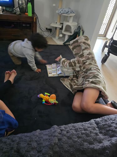 Customer photo review of The Mellow Mat® v2 (Soft Touch Sensory Tatami Rug)