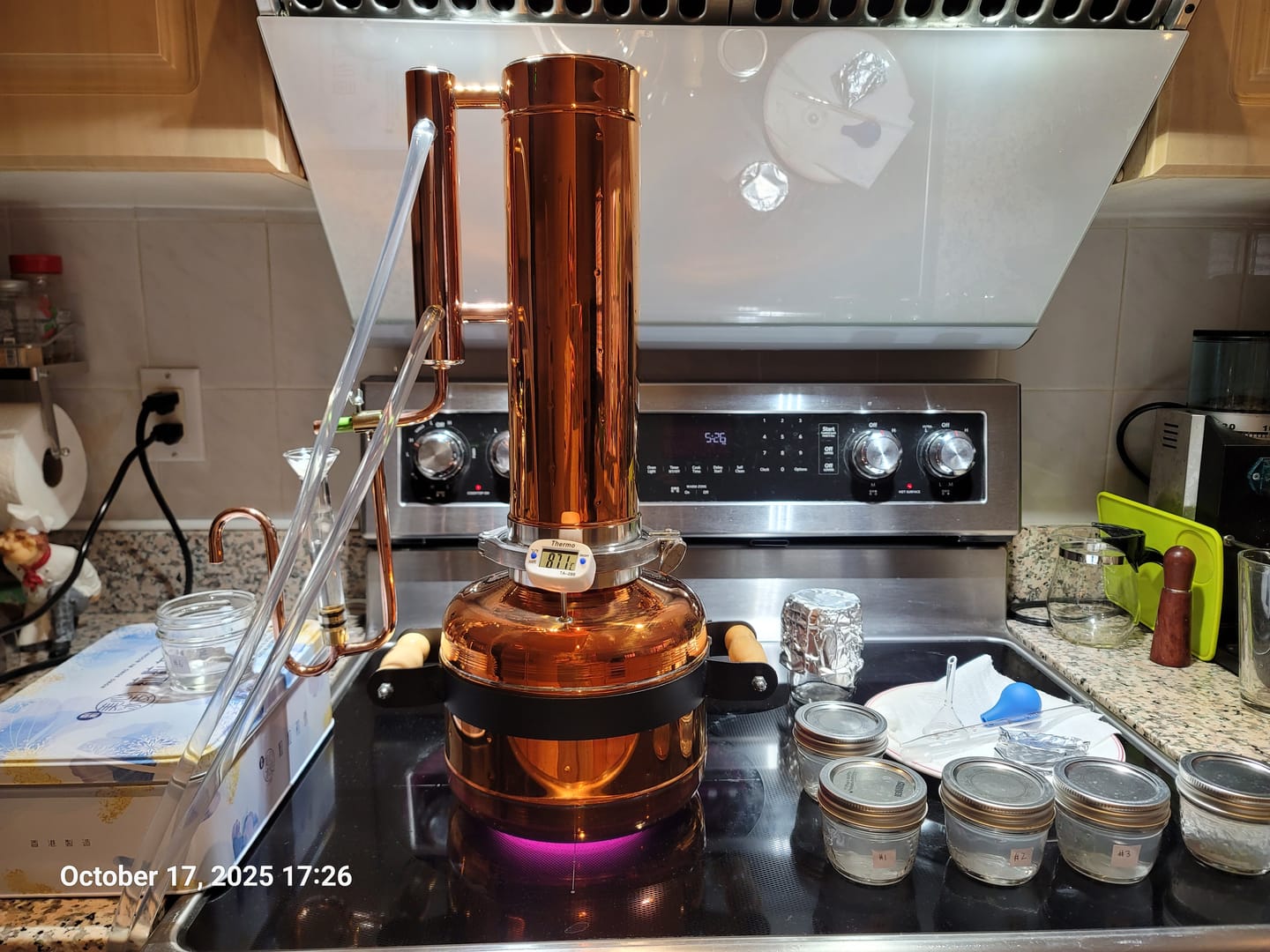 Customer photo review of Essential Oil Distiller 1,9Gal/7L - Premium Kit