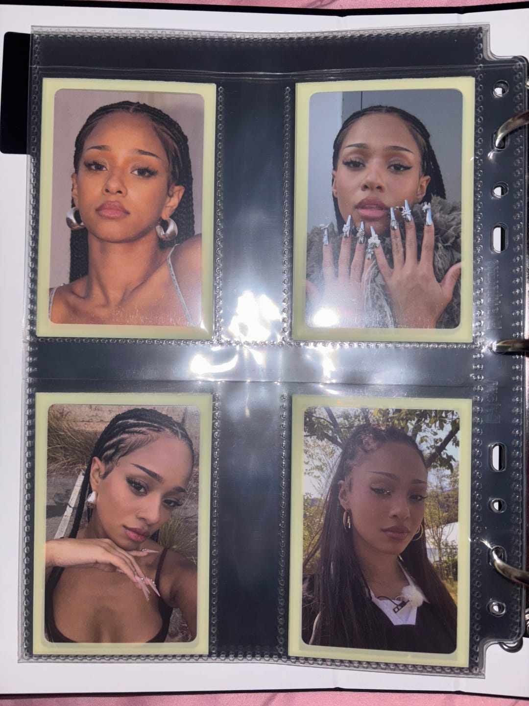 Customer photo review of Custom A5 4-Pocket Pages - Double Sleeve - Clear