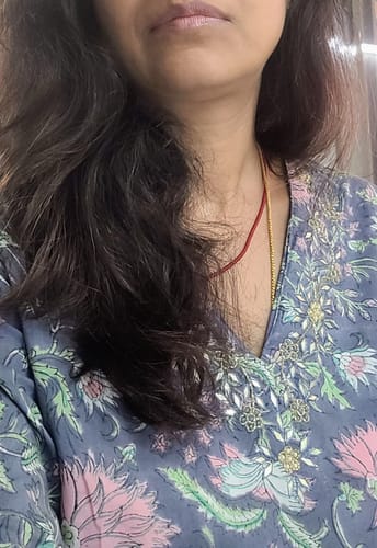 Customer photo review of "Brinda" Hand Work Cotton kurta