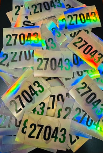 Customer photo review of Sticker Olografici