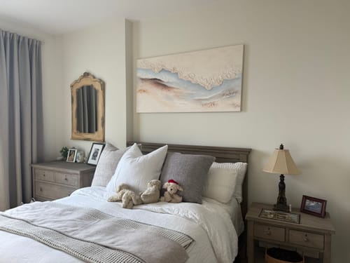 Customer review photo for Plaster Art Texture Painting #SG456