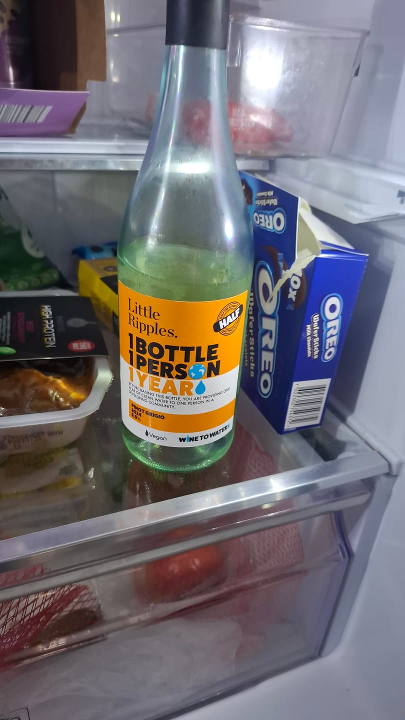 Customer photo review of Low Alcohol Pinot Grigio - 6pk