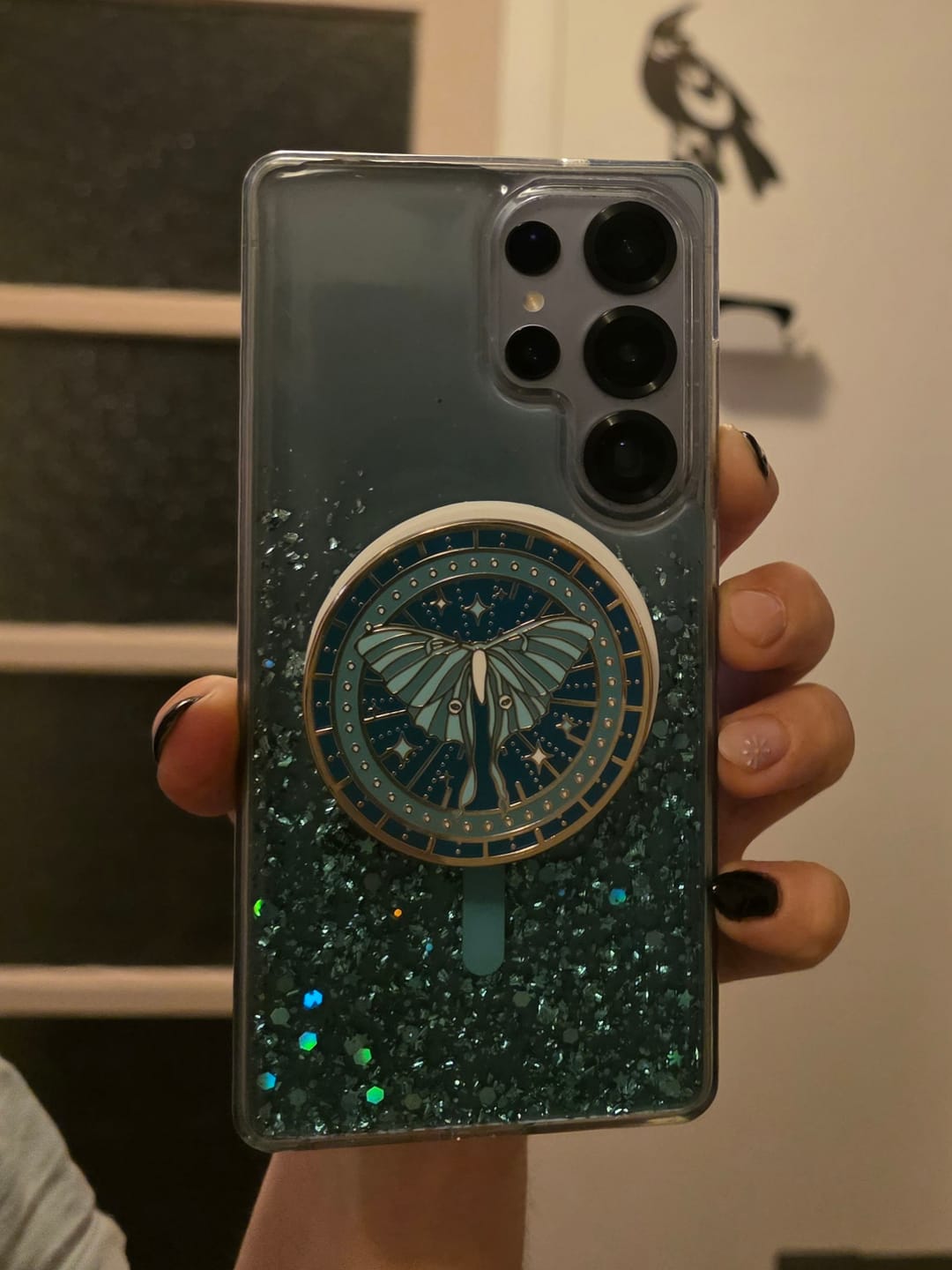 Customer photo review of Luna Moth Clingie