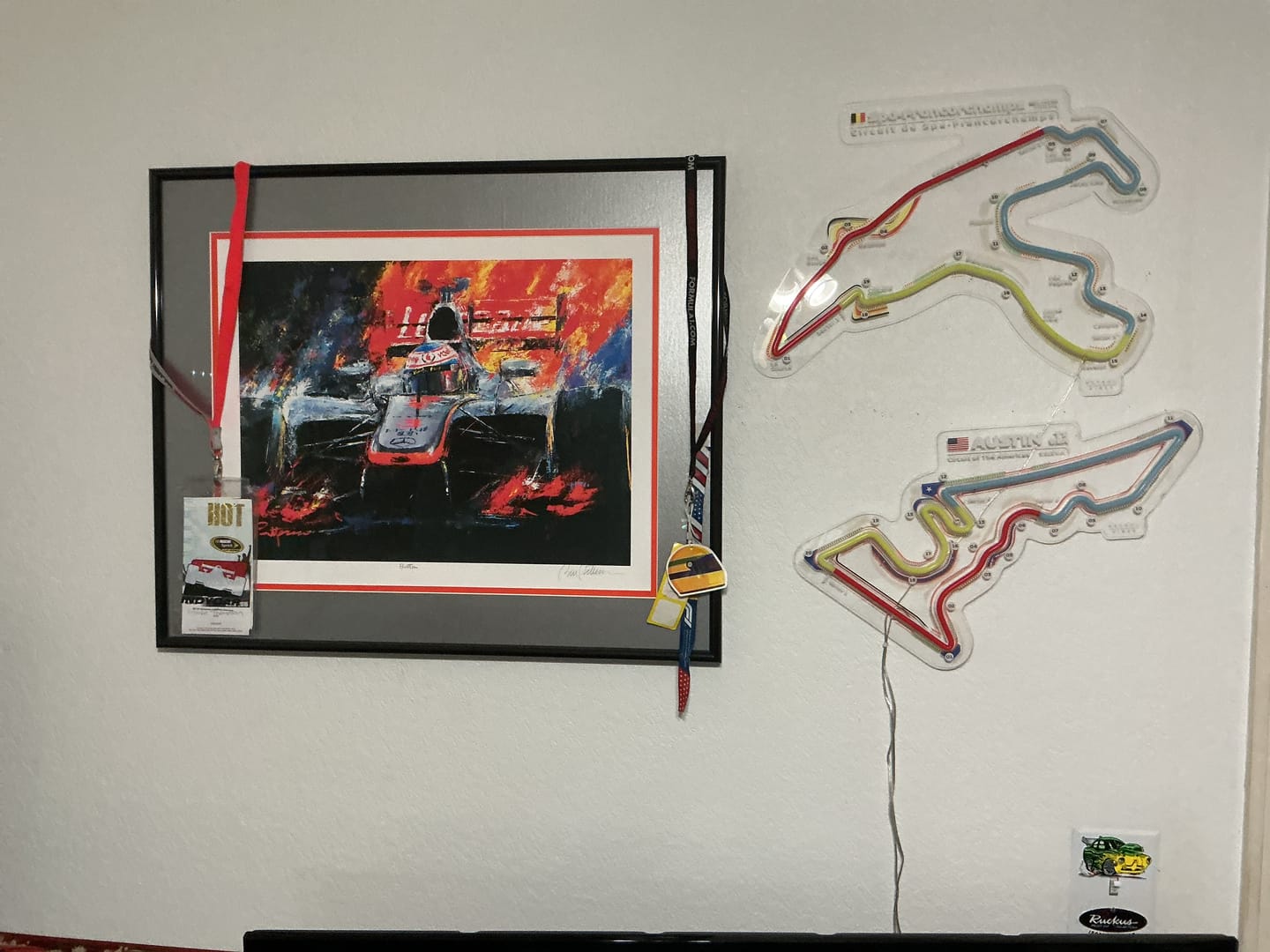 Customer photo review of Circuit Of America COTA Neon Race Track