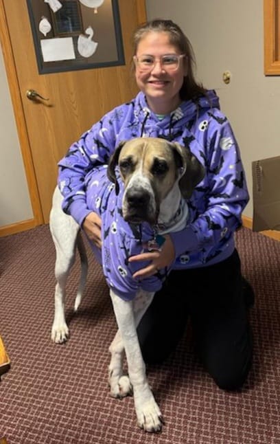 Customer photo review of Halloween Human Hoodie - Purple