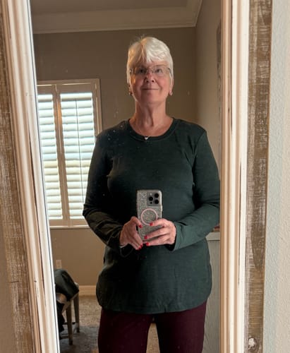 Customer photo review of Blair Tunic - Forest
