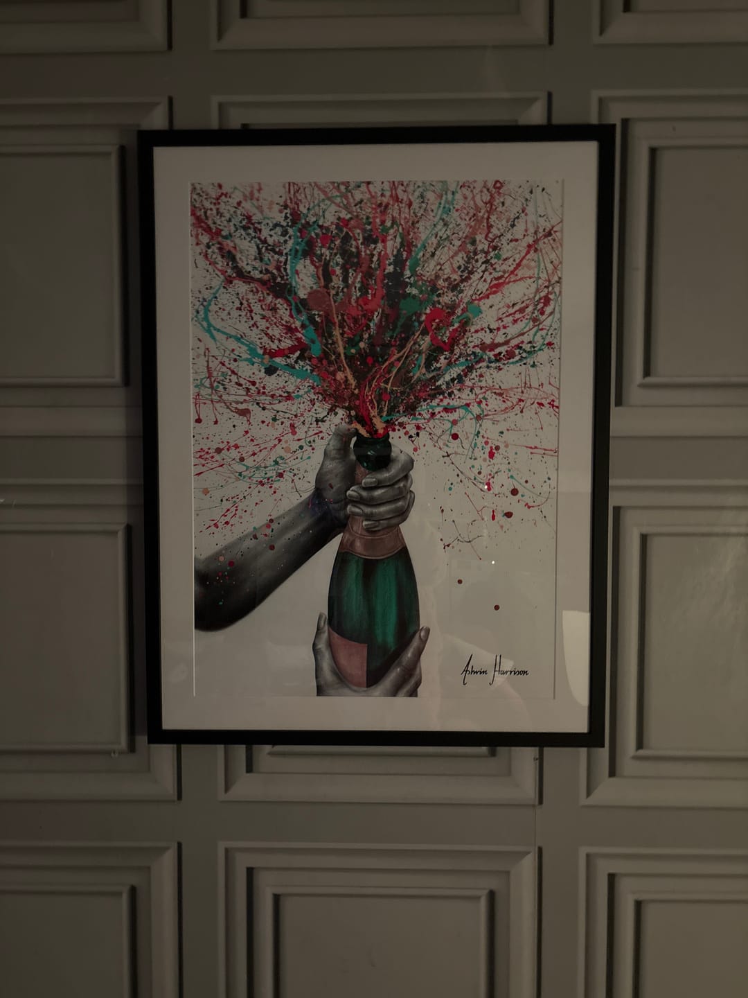 Customer photo review of Bottle Of Nostalgia Framed Art Print