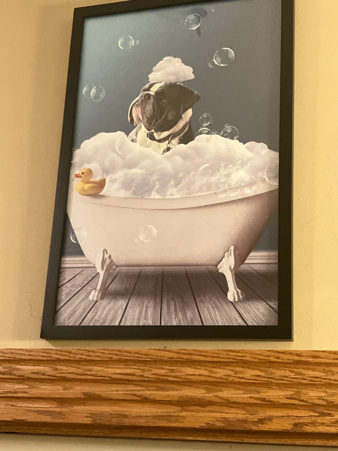 Customer photo review of Fun in the tub - Personalized poster