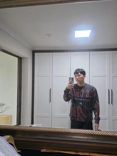 Customer photo review of Vale Forever Dear Heavens L/S Tee Black