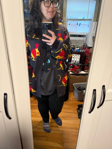 Customer photo review of Circus Mice Cardigan