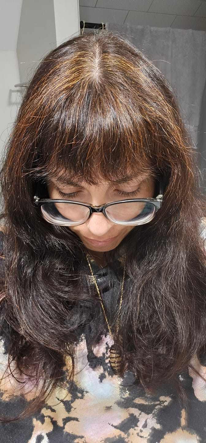 Customer photo review of The Complete System For Mature Hair & Scalp