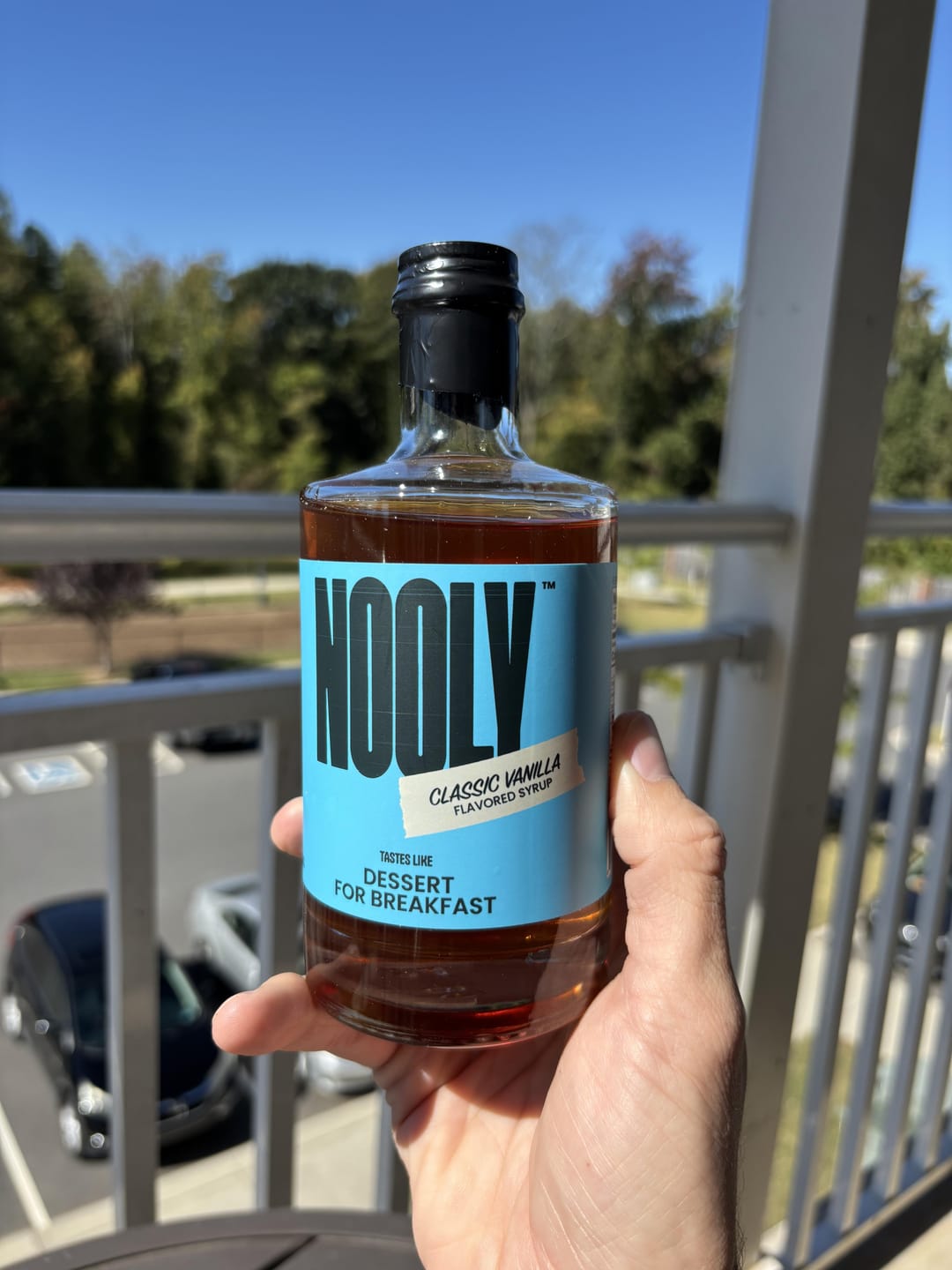 Customer photo review of Vanilla Coffee Syrup