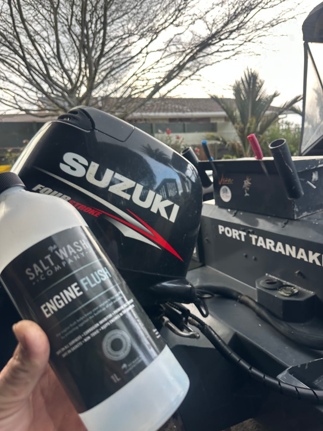 Customer photo review of Engine Flush | Best Outboard Cleaning Solution