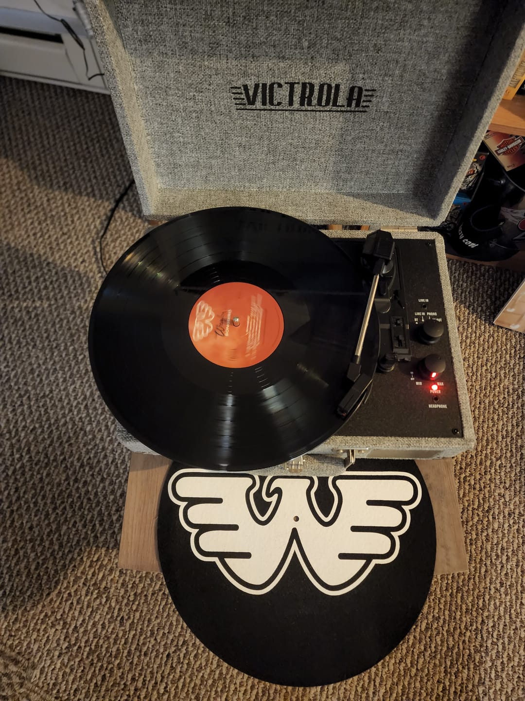 Customer photo review of Waylon Jennings "Songbird" Black Vinyl LP
