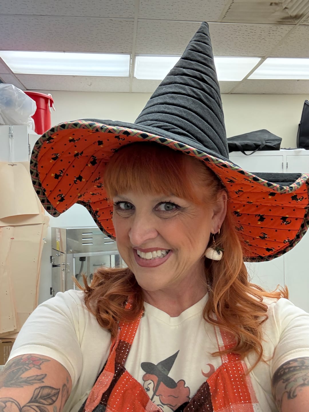 Customer photo review of Spellbound Quilted Witch Hat Sewing Pattern | Digital PDF Pattern