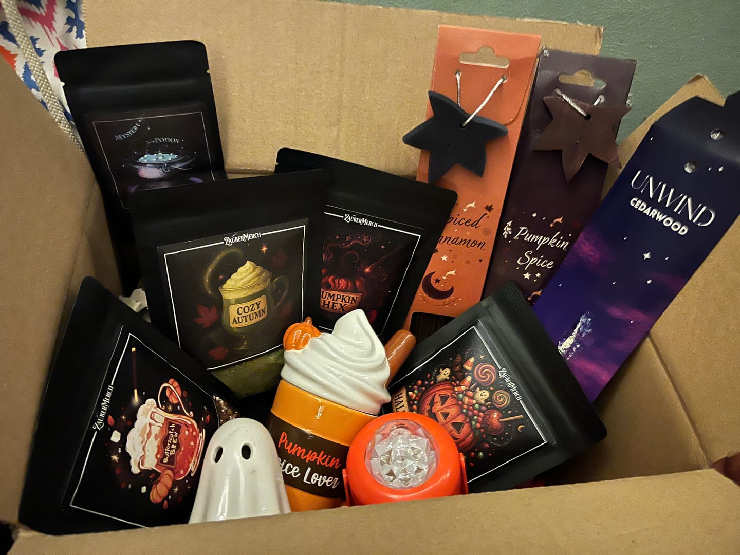 Customer photo review of Butterscotch Brew – Pumpkin Spice Edition | Limitierter Herbst Tee