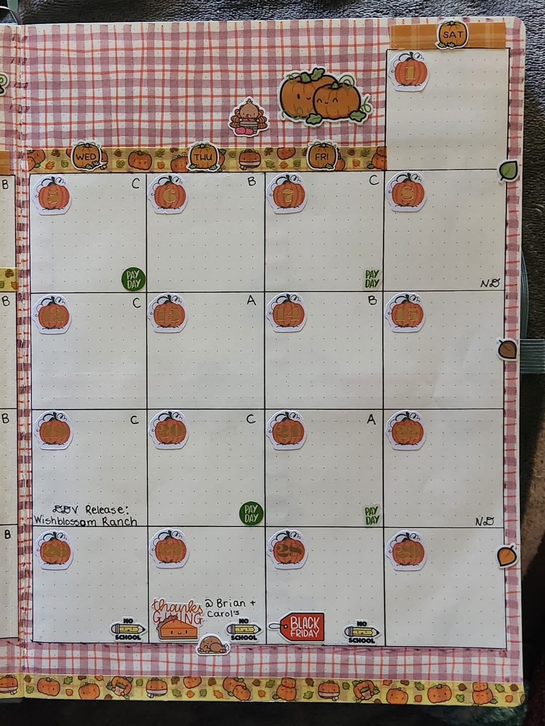 Customer photo review of No School Planner Stickers