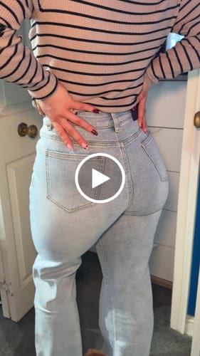 Customer video review of Curve-Hugging Relax – High-Waist – Cloud Blue