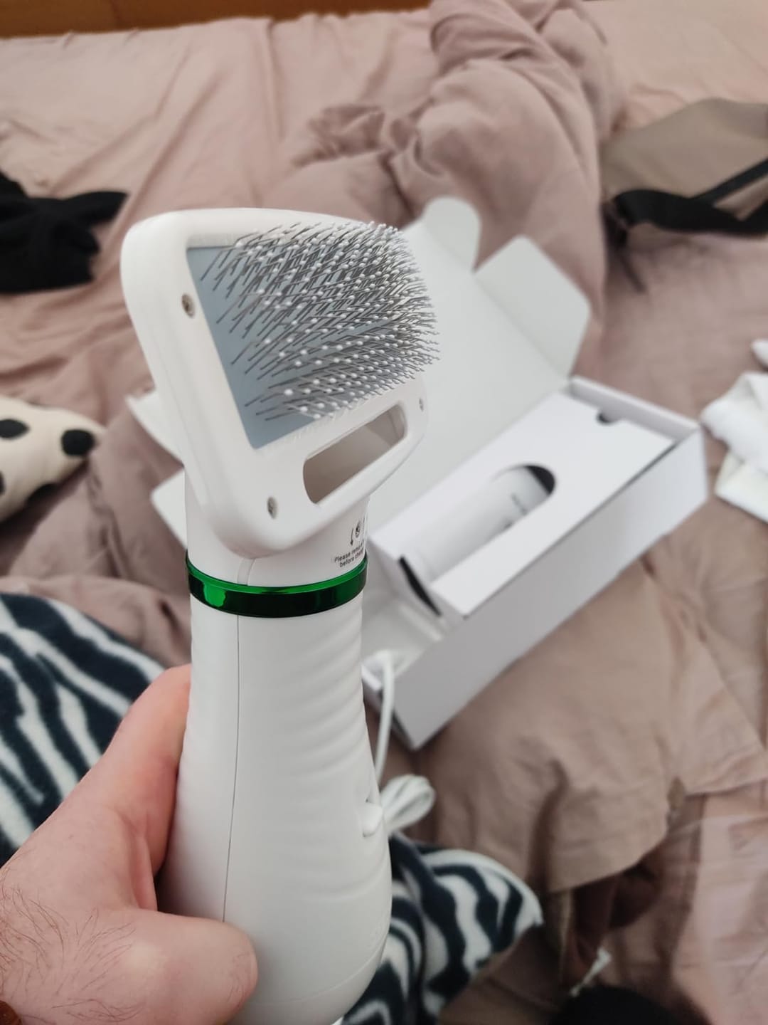 Customer photo review of [HOT SALE] 3-in-1 Pet Grooming Hair Dryer