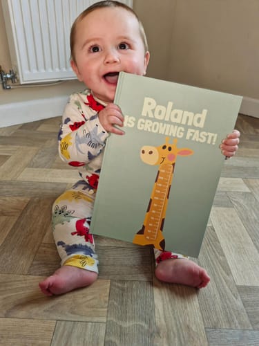 Customer photo review of Custom Baby Book