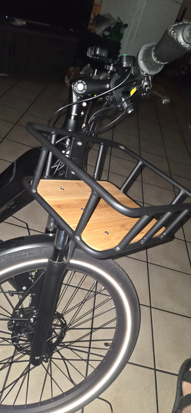 Customer photo review of Multi-Purpose Front Cargo Basket