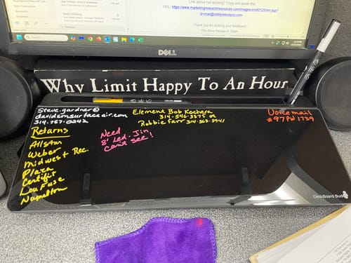 Customer photo review of DeskBoard Buddy