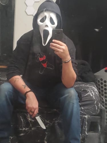 Customer photo review of Spicy Custom Embroidered Photo Hoodie