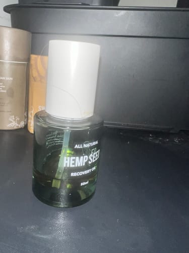 Customer photo review of Hemp Seed Recovery Oil