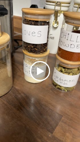 Customer video review of Glass Spice Jar with Bamboo Lid 200ml Small