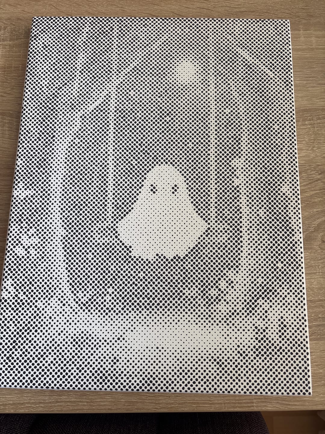 Customer photo review of Little Ghost on a Swing | Dot Painting Kit