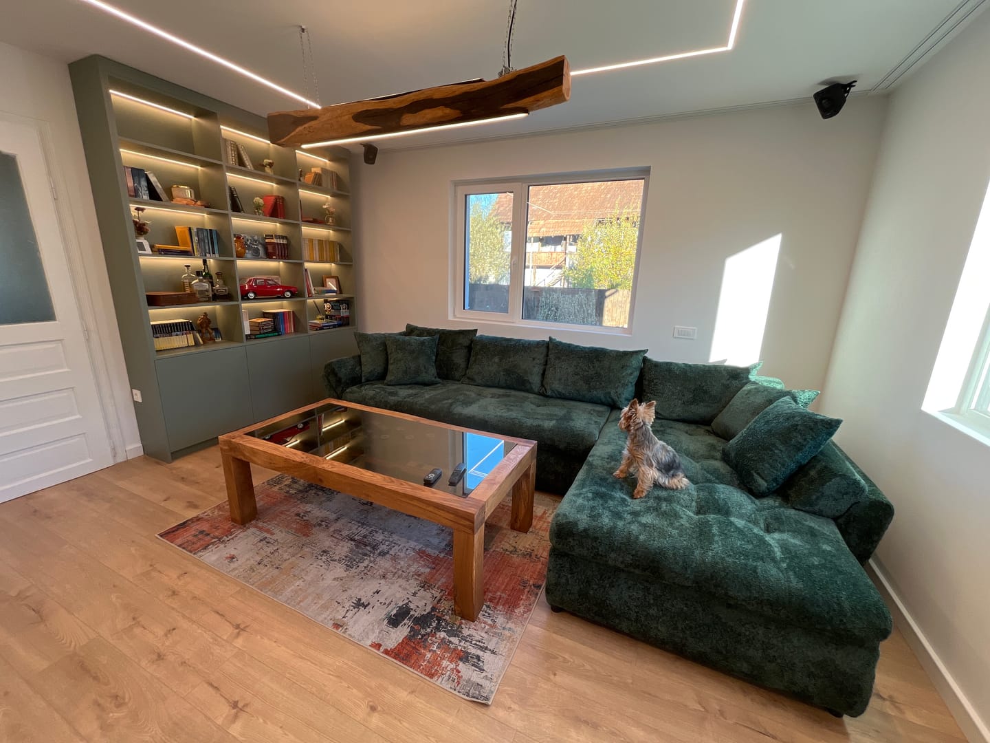 Customer photo review of Colțar extensibil dumonde cu ladă de depozitare si sezut confortabil din spuma HR, Loana XL Enjoy Antracit 335x185 cm