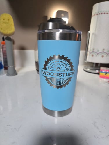 Customer photo review of (6 Pieces) Laser Engraved Tumbler | 20 oz