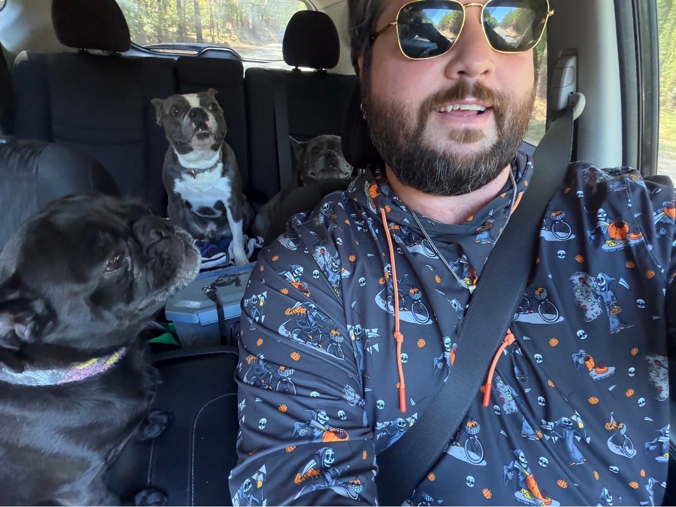 Customer photo review of Reaper's Delight – Performance Hoodie