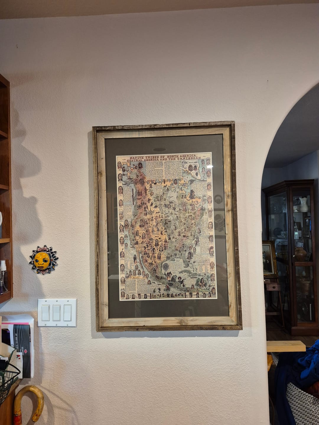 Customer photo review of Native American Maps Poster