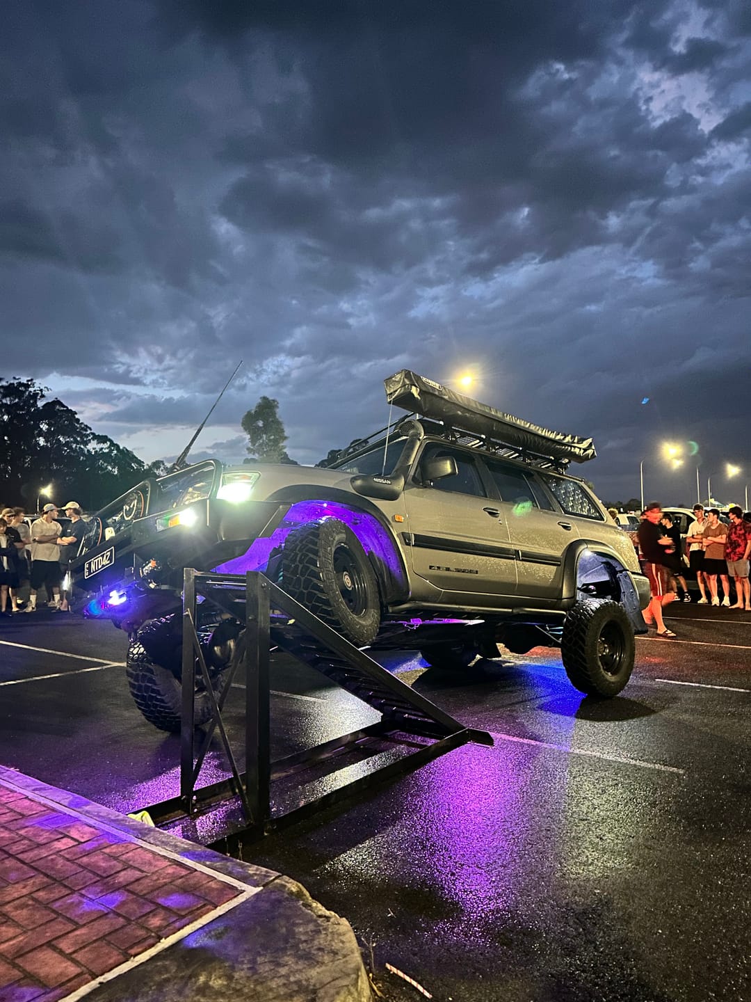 Customer photo review of Chasing RGB Rock Lights - 8 Pack