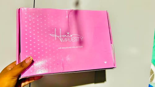 Customer photo review of DIDI - Peruvian Double Drawn Lace Wig 14"