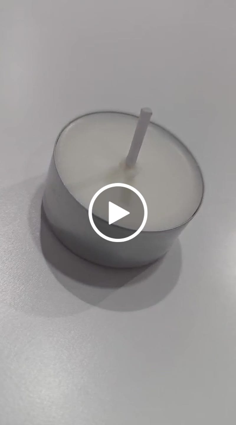 Customer video review of ENVASES PARA VELAS DE TÉ