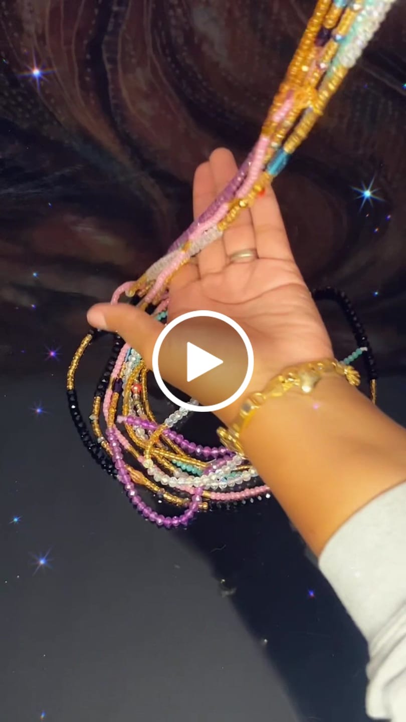 Customer video review of Oasis African Deluxe Waist Beads