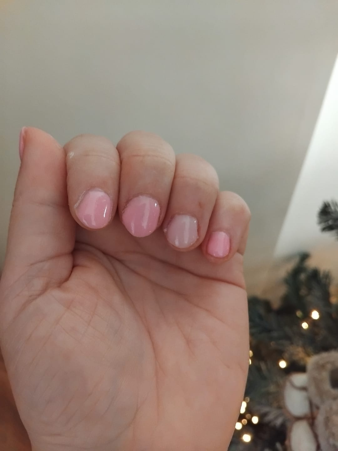 Customer photo review of Girly Pink Dipping Powder