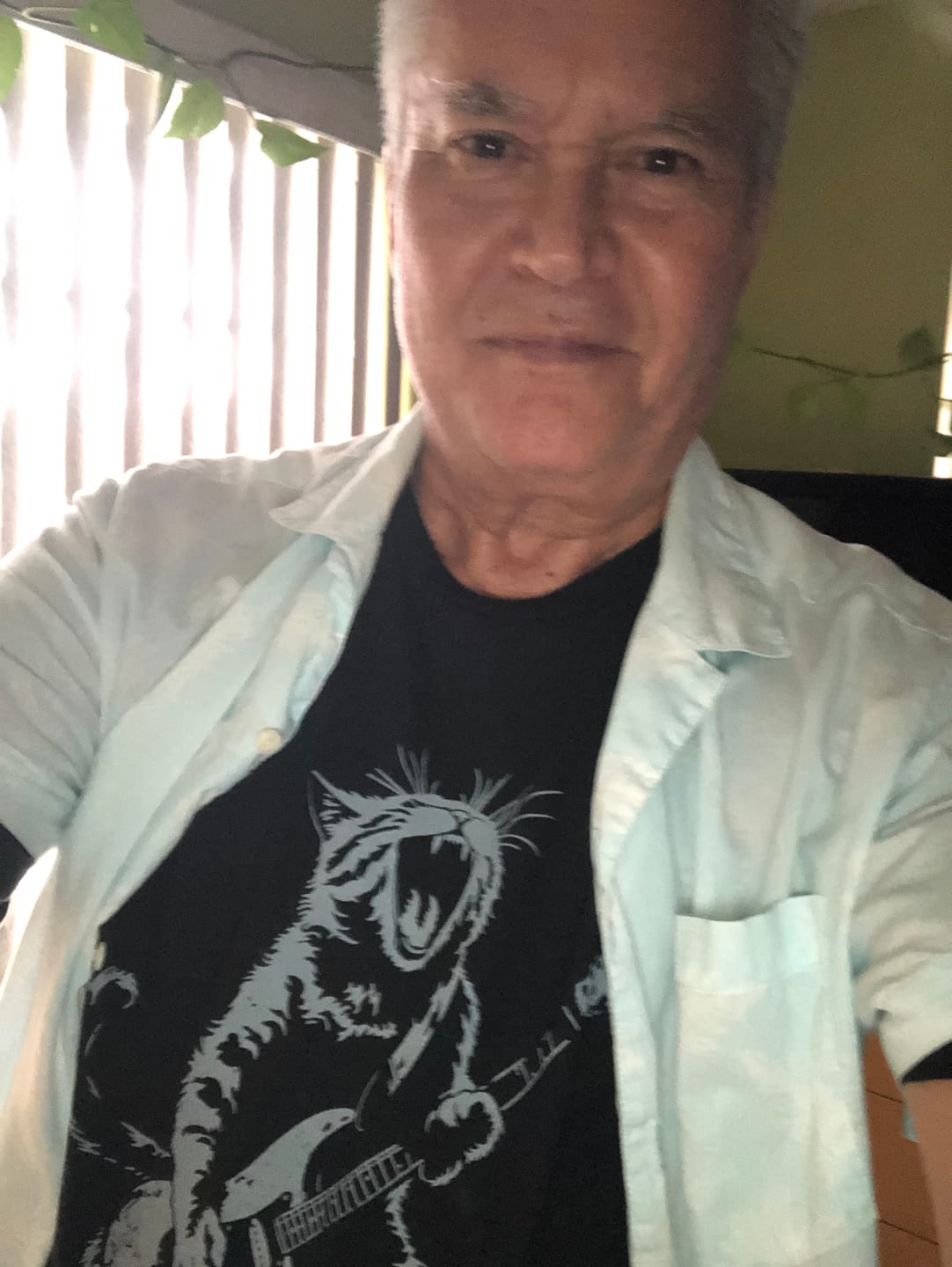 Customer photo review of Rock Kitty T-Shirt