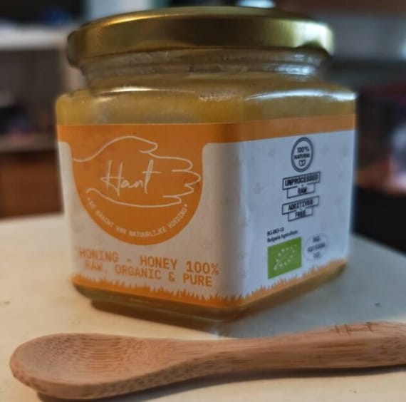 Customer photo review of BIO - Rauwe Honing – Onverhit, Ongefilterd & Puur - 100% EU + GRATIS LEPEL - 500g