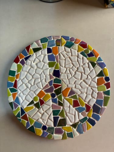 Customer photo review of Unfinished Wood Circle Round | Circle Blank | DIY Craft Cutout | Up to 36"