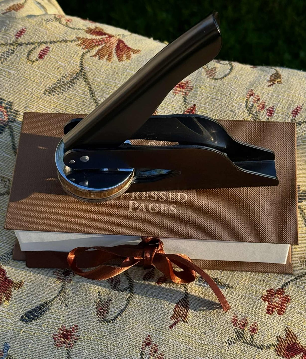Customer photo review of Custom Book Embosser