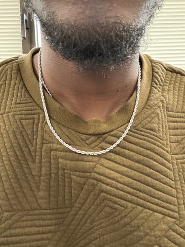 Customer photo review of CLEAN ROPE CHAIN. - 3MM