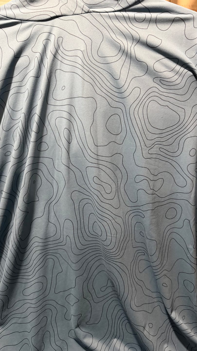 Customer photo review of Topo (Inverted) – Performance Hoodie