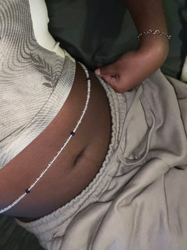 Customer photo review of Flawless Rare African Waist Beads