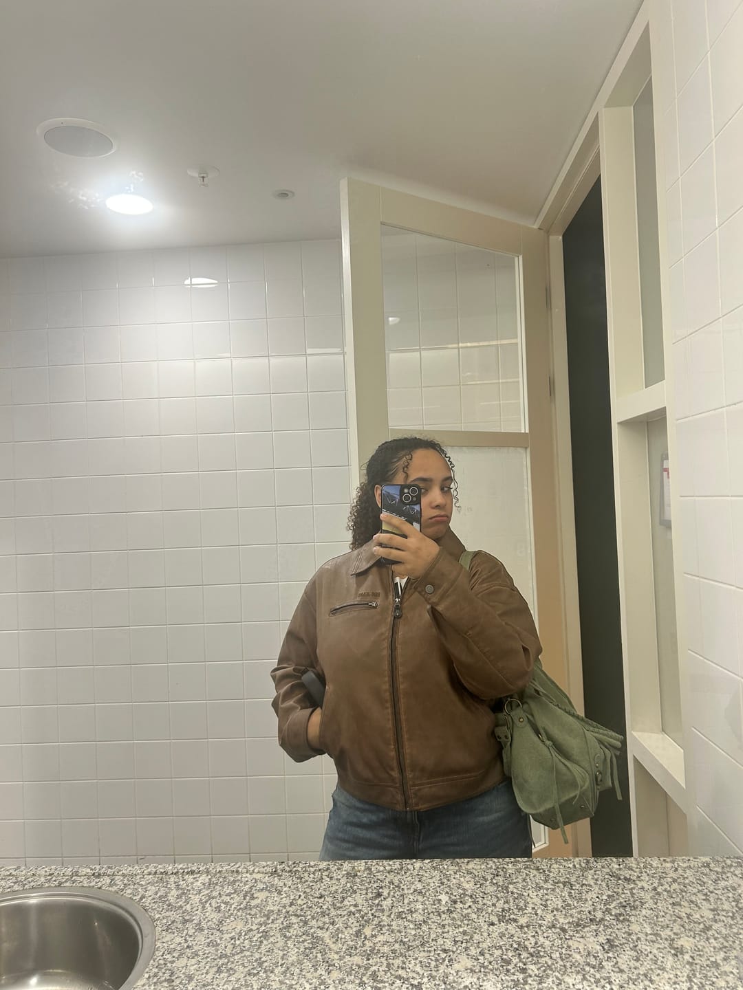 Customer photo review of It girl bag matcha