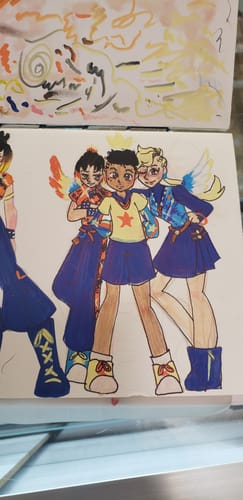 Customer photo review of Ohuhu Direct-ink Acrylic Markers 48 Pack- Nahuku