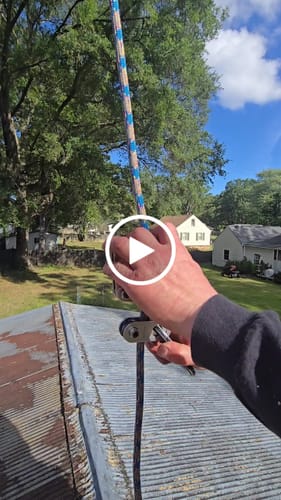 Customer video review of ASPEN 11.7mm 32-Strand Kernmantle Climbing Rope 150' or 200' with Sewn or Spliced Eye (Limited Promotion)